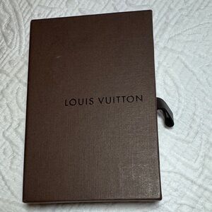 Louis Vuitton Chocolate Brown Box with jewelry pouch